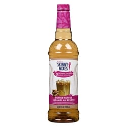 Skinny Syrup Naturally & Artificially Flavoured Butter Toffee Syrup 750 ml, $1.31/100ml