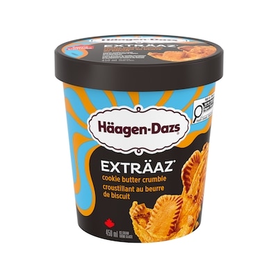 Häagen-Dazs Exträaz croustillant au beurre de biscuit 450 ml, 1,22 $/100ml