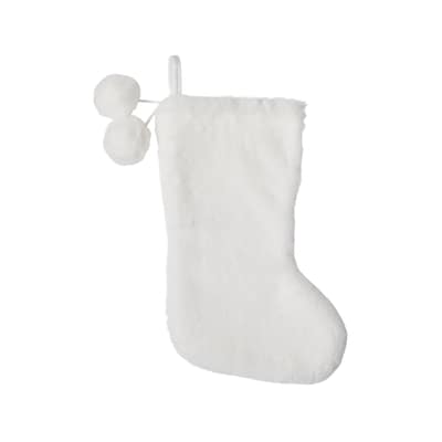 Life at Home Faux Fur Pompom Stocking 1 ea, $19.00/1ea