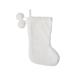 Life at Home Bas de Noël avec pompons en fausse fourrure 1 ea, 19,00 $/1ch