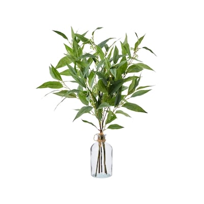 Life at Home Faux Plant with Glass Vase 1 ea, $20.00/1ea