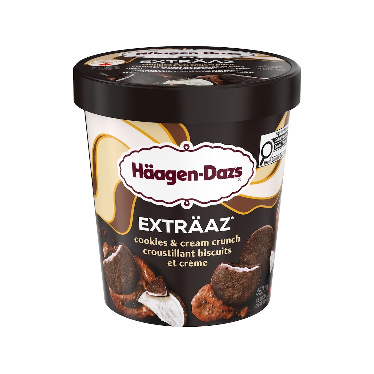 Haagen Dazs EXTRÄAZ Cookies & Cream Crunch Ice Cream 450 ml, $1.55/100ml