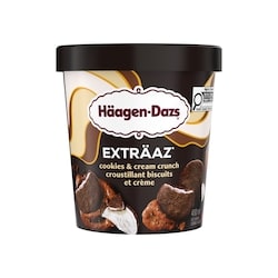 Haagen Dazs EXTRÄAZ Cookies & Cream Crunch Ice Cream - 450 ml