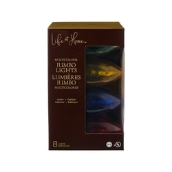 Life at Home Jumbo Light Bulbs 8 Count - Multicolour 1 ea, $34.00/1ea