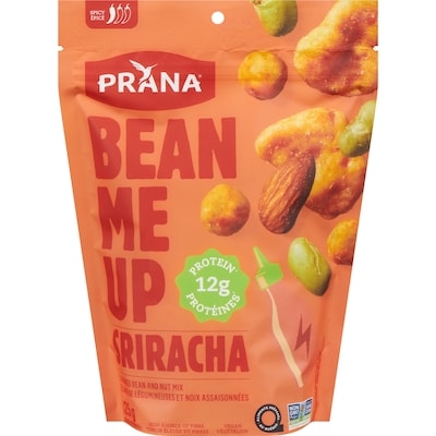 Prana Bean me up mélange de légumineuses et noix assaisonnées épicé sriracha 325 g, 2,31 $/100g