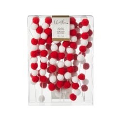 Life at Home Guirlande à pompons des fêtes – rouge et blanc 1 ea, 10,00 $/1ch