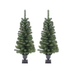 Life at Home Lot de 2 arbres Twin Lake illuminés pour le porche 2 ea, 34,50 $/1ch