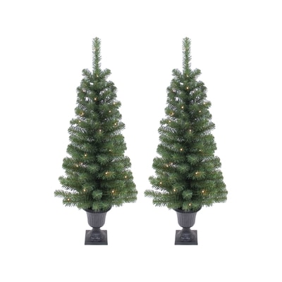 Life at Home Lot de 2 arbres Twin Lake illuminés pour le porche 2 ea, 34,50 $/1ch