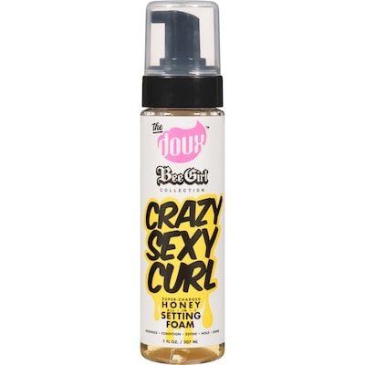 The Doux Bee girl collection super-charged honey all-in-1 setting foam crazy sexy curl 207 ml, 20,77 $/100ml