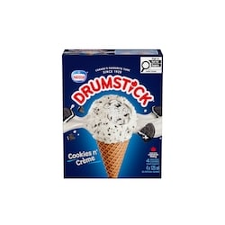 Nestlé Drumstick Cookies 'n Crème, Vanilla & Chocolate Cookie Crunch 500 ml, $0.80/100ml