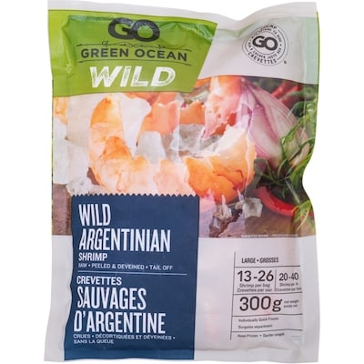 Green Ocean Crevettes sauvages d'Argentine 20/40 300 g, 2,83 $/100g