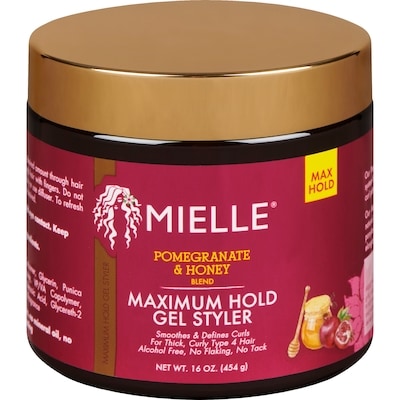 Mielle Maximum hold gel styler pomegranate & honey blend 454 g, 5,28 $/100g