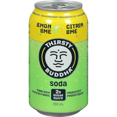 Thirsty Buddha Soda Lemon Lime 355 ml, $0.93/100ml