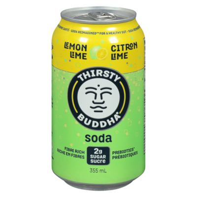 Thirsty Buddha Soda Lemon Lime 355 ml, $0.93/100ml