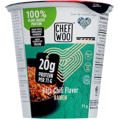 Chef Woo Ramen, Baja Chili 71 g, $3.51/100g