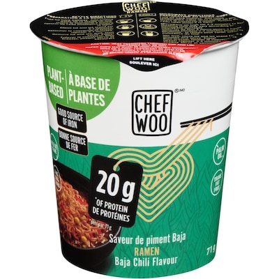 Chef Woo Ramen chili Baja 71 g, 3,51 $/100g
