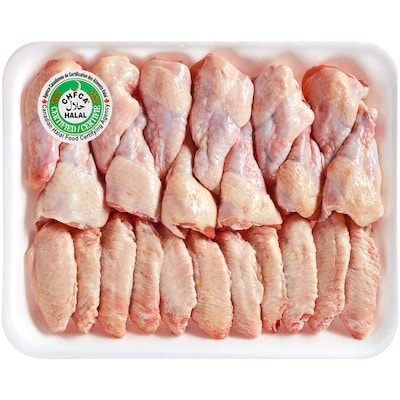 null Chicken Wing Splits Club Pack, Halal $14.75/1kg $6.69/1lb