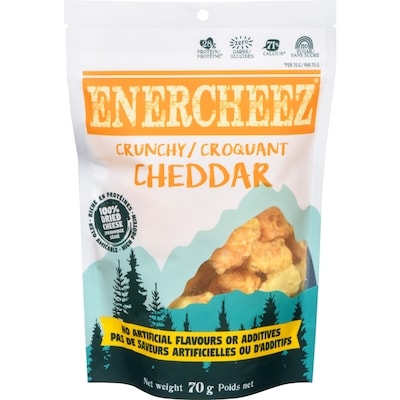 ENERCHEEZ Crunchy Cheddar 70 g, $17.13/100g