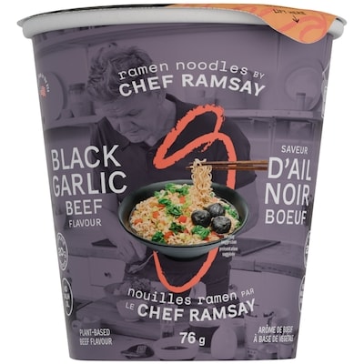 Chef Woo Ramen Noodles, Black Garlic Beef 76 g, $3.93/100g