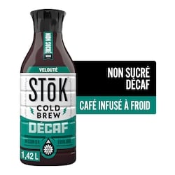SToK Café décaféiné infusé à froid, noir, non sucre 1.42 l, 0,63 $/100ml