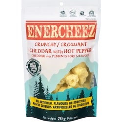 ENERCHEEZ Crunchy Cheddar With Hot Pepper 70 g, $17.13/100g