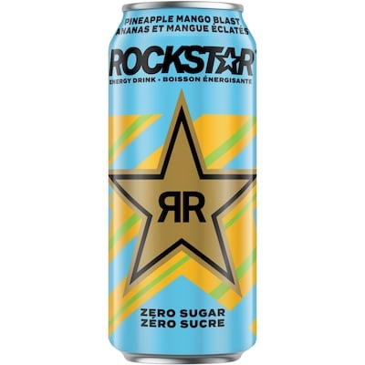Rockstar Éclats de mangue et d'ananas 473 ml, 0,63 $/100ml