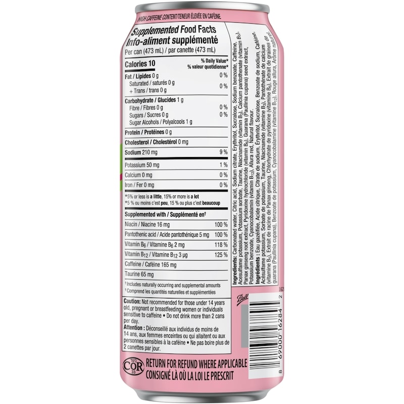 Zero Strawberry Lime