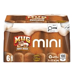 Mug Root Beer 6x222.0 ml, $0.41/100ml