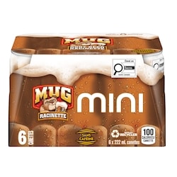 Mug Bière de racine 6x222.0 ml, 0,41 $/100ml