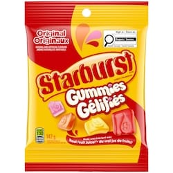 Starburst Original Gummy Candy 142 g, $2.11/100g