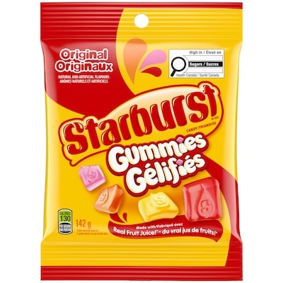Starburst Originaux, bonbons gélifiés 142 g, 2,11 $/100g