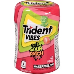 Vibes Sour Patch Kids Sugar-Free Gum Watermelon