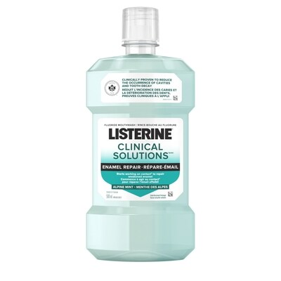 Listerine Clinical Solutions Répare-émail 500 ml, 2,00 $/100ml