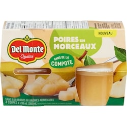 Del Monte Morceaux de poires dans de la compote de poire 90 ml, 5,56 $/100ml