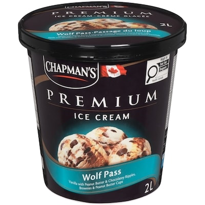Chapmans Premium Wolf Pass Ice Cream 2000 ml, $0.42/100ml