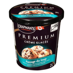 Chapman’s Premium crème glacé passage du loup 2000 ml, 0,28 $/100ml