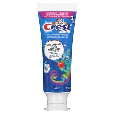 Crest Dentifrice pour enfants changeant de couleur 85 ml, 8,22 $/100ml