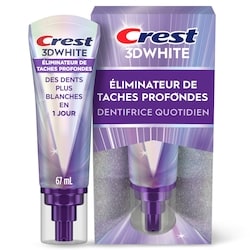 Crest Dentifrice 3DWhite Éliminateur de taches profondes Ultrablanc – 67 ml, 20,88 $/100ml