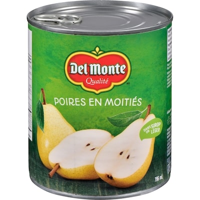 Del Monte Poires en moitiés dans un sirop léger 796 ml, 0,66 $/100ml