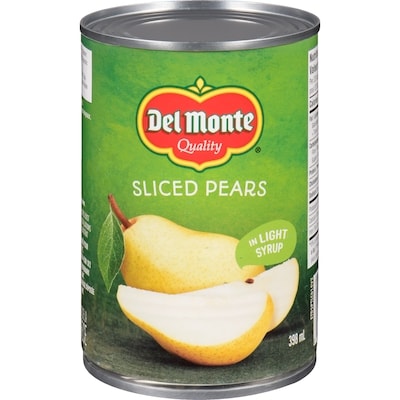 Del Monte Sliced Pears In Light Syrup 398 ml, $0.88/100ml
