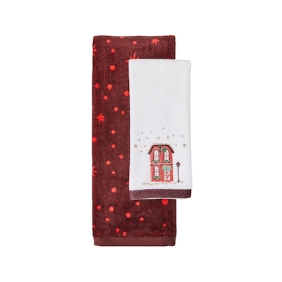 Life at Home Ensemble chic de 2 serviettes, à main et d’invité – Héritage artisanal 2 ea, 5,00 $/1ch