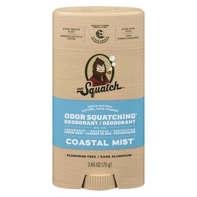 DR.Squatch Déodorant coastal mist 75 g, 22,65 $/100g