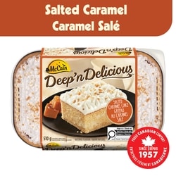 McCain Deep'n Delicious Salted Caramel Cake 510 g, $1.08/100g