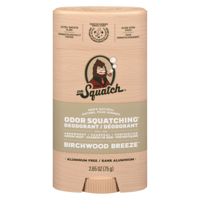 DR.Squatch Deodorant Birchwood Breeze 75 g, $23.99/100g