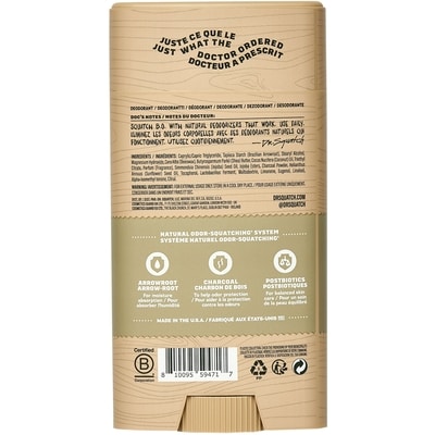Déodorant naturel pour hommes, Birchwood Breeze