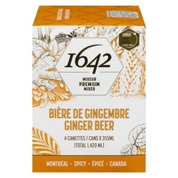 1642 Ginger Beer 4x355.0 ml, $0.70/100ml