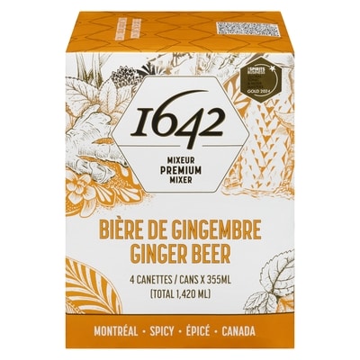 1642 Ginger Beer 4x355.0 ml, $0.67/100ml