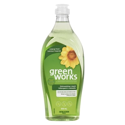 Greenworks Green Works Dishwashing Liquid 650 ml, $1.23/100ml