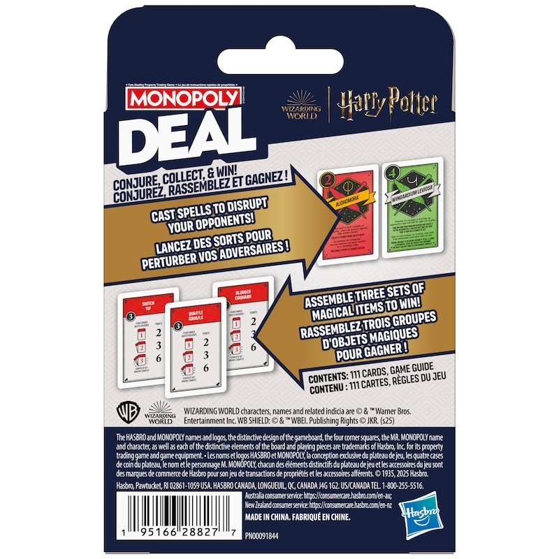 Monopoly Deal: HARRY POTTER Card Game