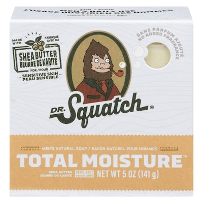 DR.Squatch Savon naturel pour hommes total moisture beurre de karité 142 g, 10,20 $/100g